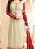 Ayesha Takia Cream Georgette Straight Suit 25108