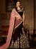 Ravishing velvet lace work a line wedding lehenga choli 5001