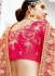 Peach pink silk wedding lehenga choli 1309