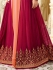 Kareena Kapoor Peach and Rani color georgette anarkali kameez