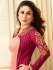 Kareena Kapoor Peach and Rani color georgette anarkali kameez