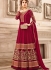 Red georgette wedding wear salwar kameez