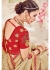 Red Silk Net Embroidered Wedding Saree 4113