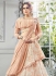 Party wear cream net lehenga 201