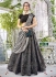 party wear dark grey lycra lehenga 207