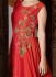 Red color silk wedding anarkali