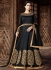 Black silk wedding anarkali