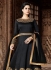 Black silk wedding anarkali