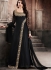 Black color georgette wedding anarkali