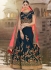 Blue banglori silk wedding lehenga choli