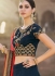 Blue banglori silk wedding lehenga choli