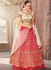 Pink bhagulpuri silk wedding lehenga choli