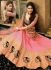 Pink color silk velvet and net wedding lehenga choli