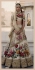 Bollywood Sabyasachi Inspired Ivory art silk bridal lehenga
