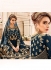 Blue georgette wedding wear salwar kameez