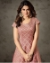 Jennifer Winget Onion color silk and net anarkali