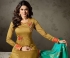 Jennifer Winget green banarasi silk anarkali