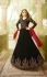 Drashti Dhami black color georgette party wear anarkali kameez