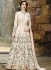 Off white color Australian party wear anarkali