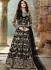 Black color net  party wear anarkali