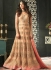 Sonal Chauhan peach net wedding anarkali