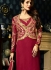Malaika Arora khan georgette maroon color party wear salwar Kameez