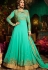 Malaika Arora khan georgette turquoise color party wear salwar Kameez