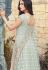 Sonal Chauhan grey color georgette wedding anarkali