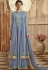 Blue color georgette party wear anarkali