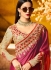 Superlative red fancy fabric party saree 1161