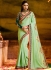 Breathtaking sea green designer suit 1171