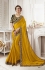 Mustard georgette party wear saree 8905