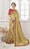 Lime georgette party wear saree 8906