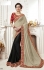 Grey georgette party wear saree 8907