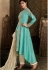 Firozi color trail back wedding salwar 11062