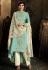 Firozi color trail back wedding salwar 11062