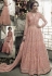 Light pink heavy work anarkali S302