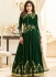 Shamita Shetty green embroidered work georgette anarkali salwar kameez 10001
