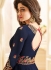 Shamita Shetty entrancing georgette navy blue embroidered work anarkali salwar kameez 10002