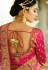 Rose pink silk wedding lehenga