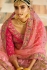 Rose pink silk wedding lehenga