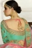 Sea green silk wedding lehenga