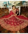 Maroon color silk bridal lehenga choli