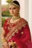 Red color silk bridal lehenga choli