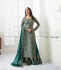 Sophie Choudry Grey and Teal color georgette designer palazzo salwar kameez