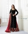 Sophie Choudry Black and maroon color georgette designer palazzo salwar kameez