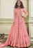 Light Pink color georgette wedding anarkali suit