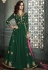 Green color georgette wedding anarkali suit