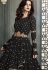 Black color georgette wedding anarkali suit