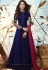 Jennifer Winget blue georgette party wear anarkali 1127